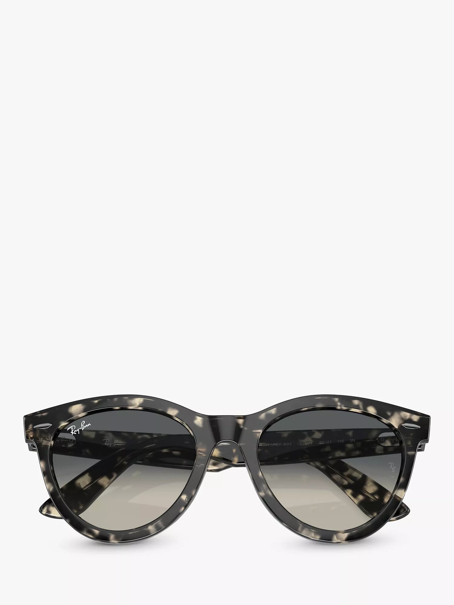 Ray-Ban RB2241 round sunglasses grey Havana, UK version