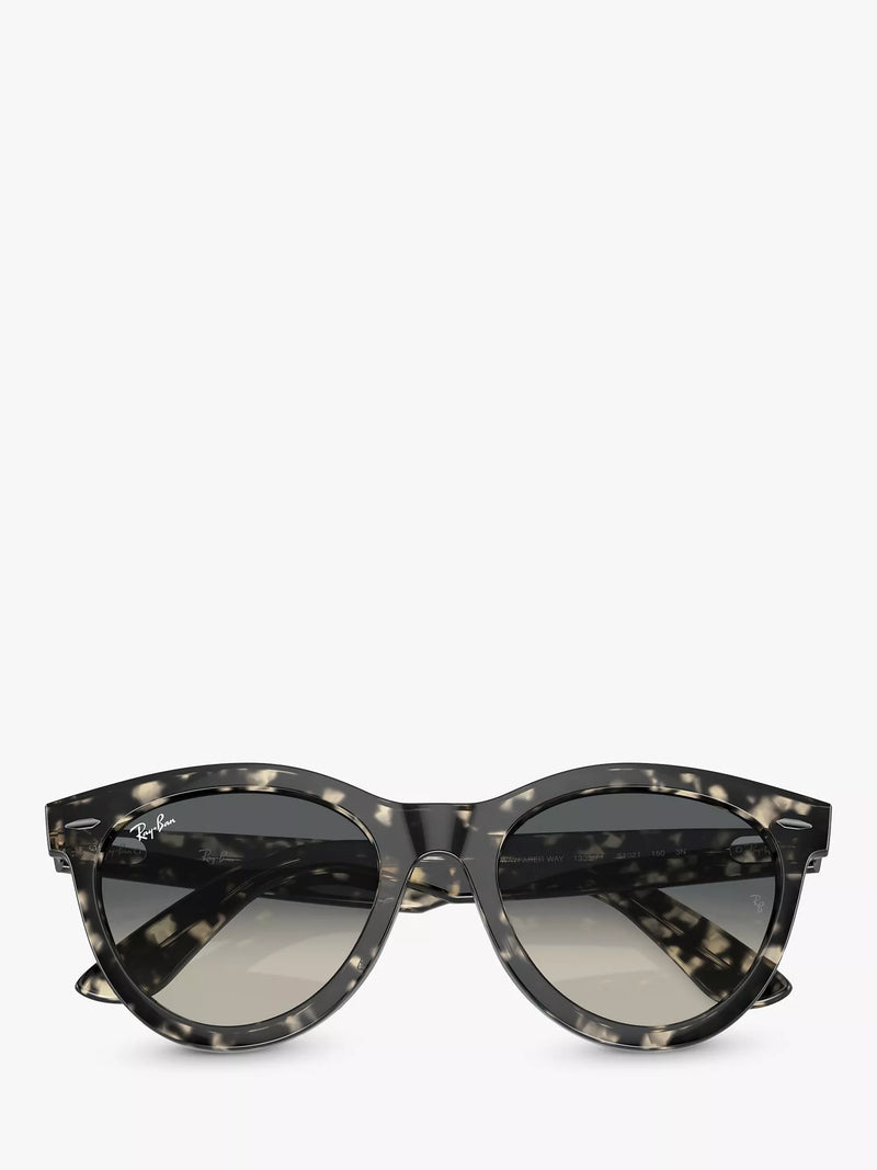 Ray-Ban RB2241 round sunglasses grey Havana, UK version
