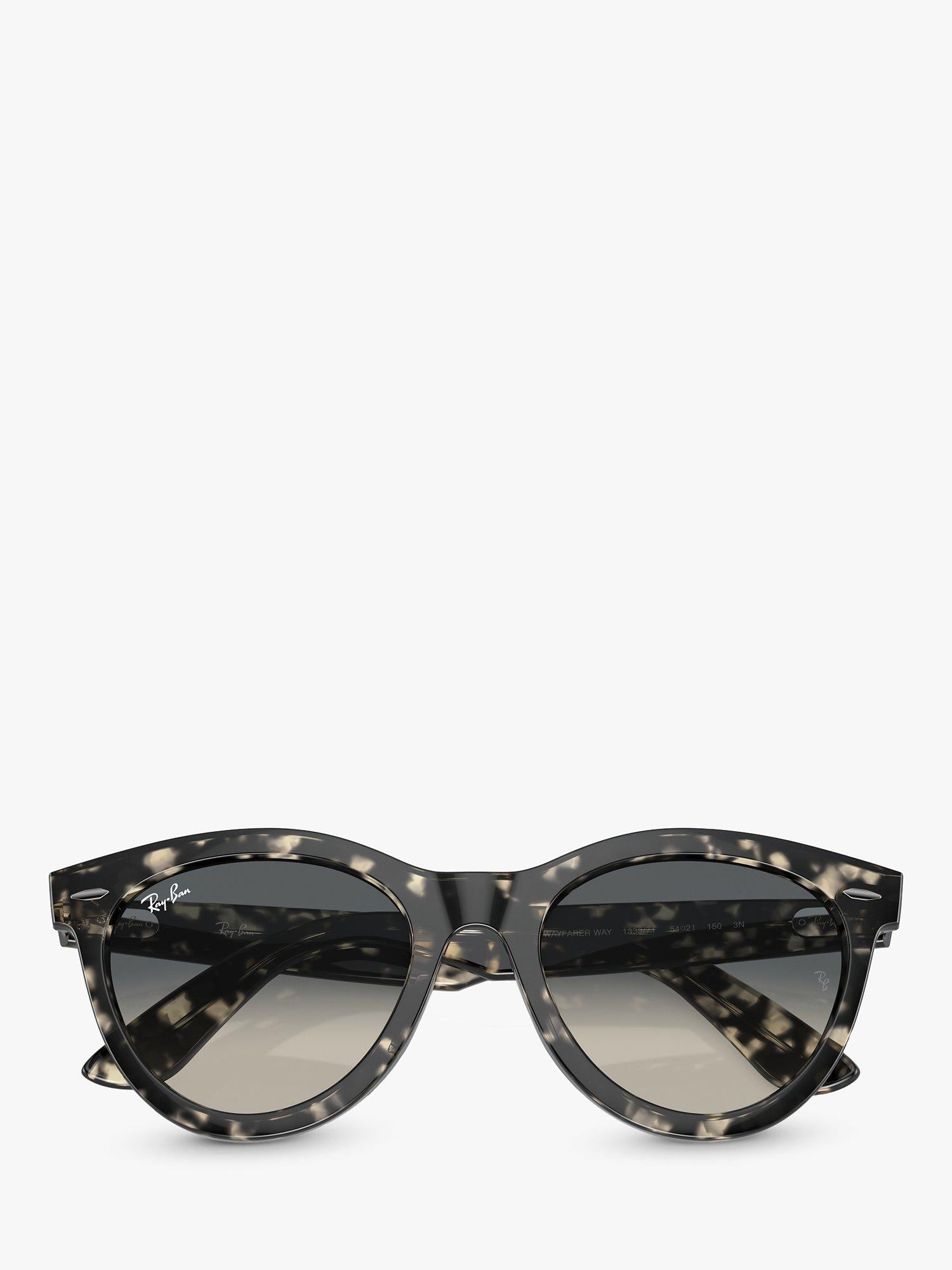 Ray-Ban RB2241 round sunglasses grey Havana, UK version