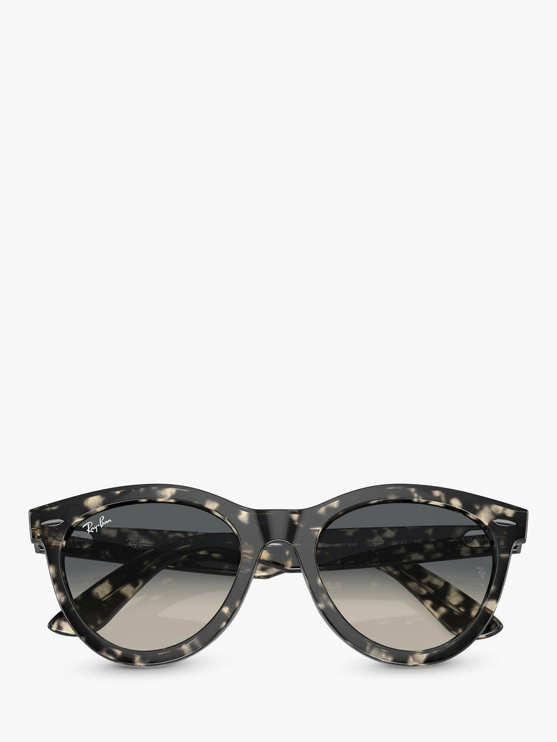 Ray-Ban RB2241 round sunglasses grey Havana, UK version
