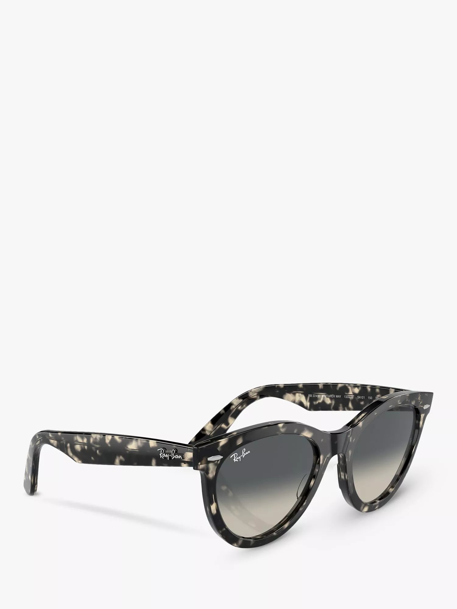 Ray-Ban RB2241 round sunglasses grey Havana, UK version
