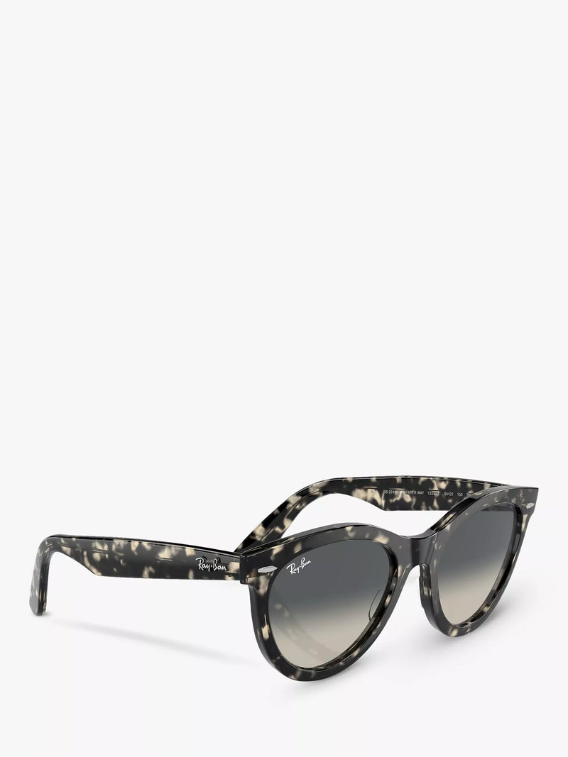 Ray-Ban RB2241 round sunglasses grey Havana, UK version