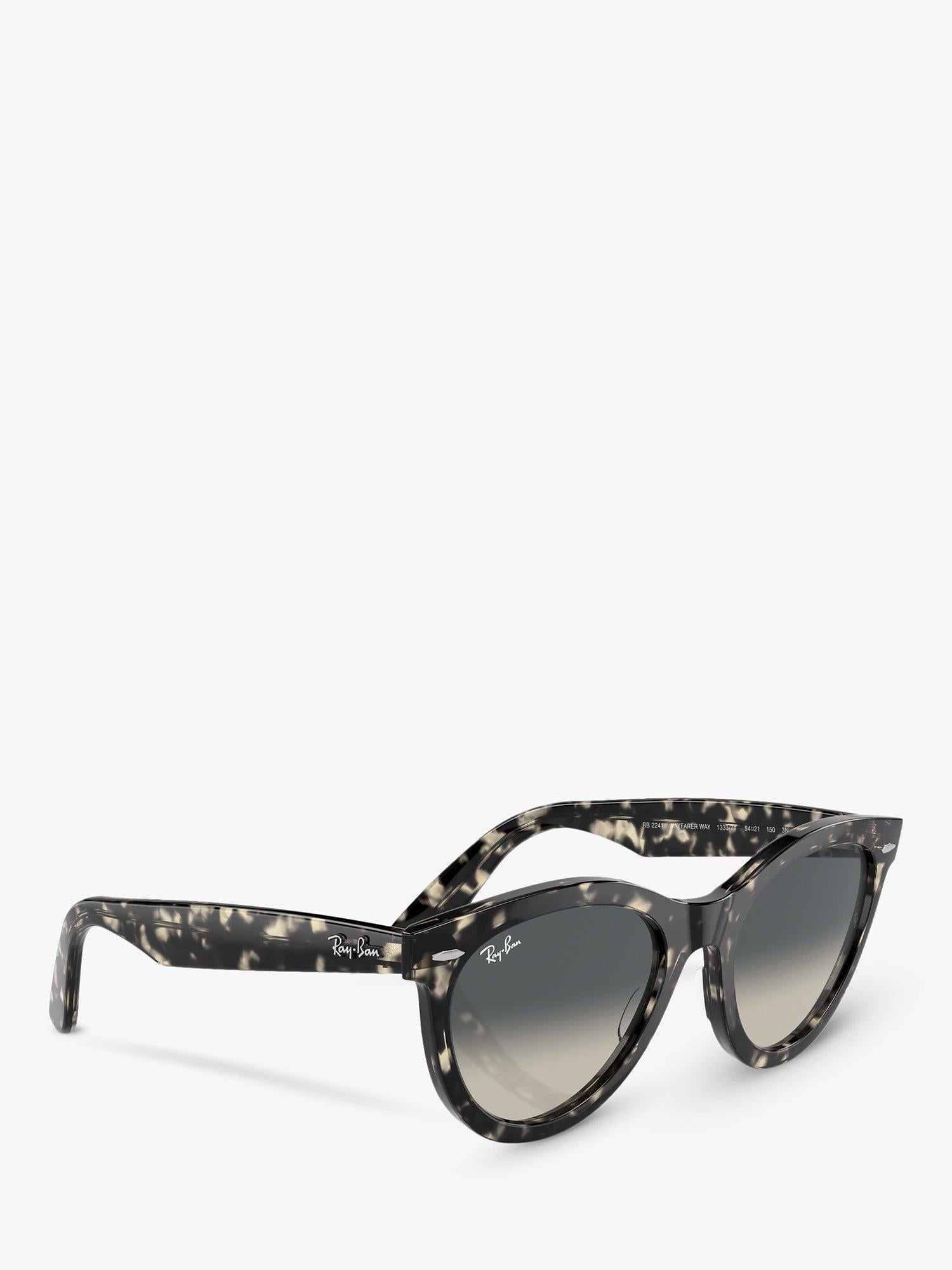 Ray-Ban RB2241 round sunglasses grey Havana, UK version