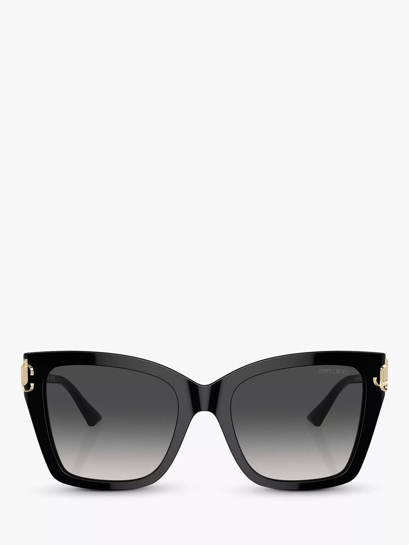 Jimmy Choo irregular sunglasses women's gradient lens (British brand)