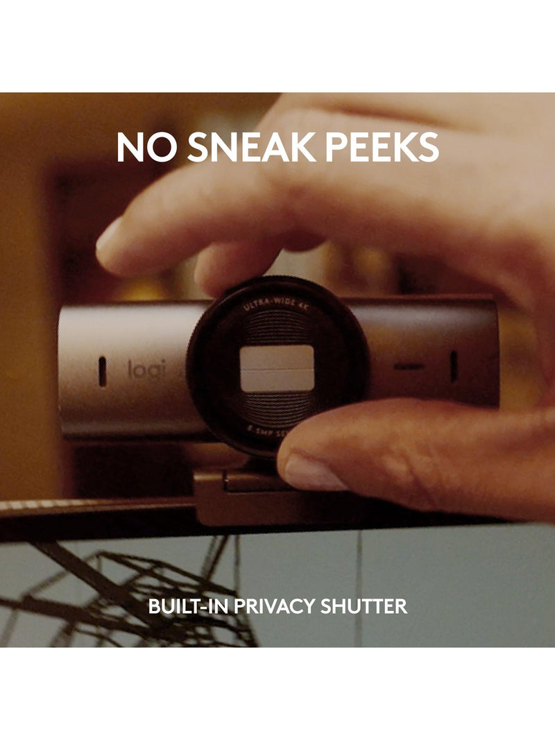 Logitech MX Brio 4K Ultra HD webcam, UK version