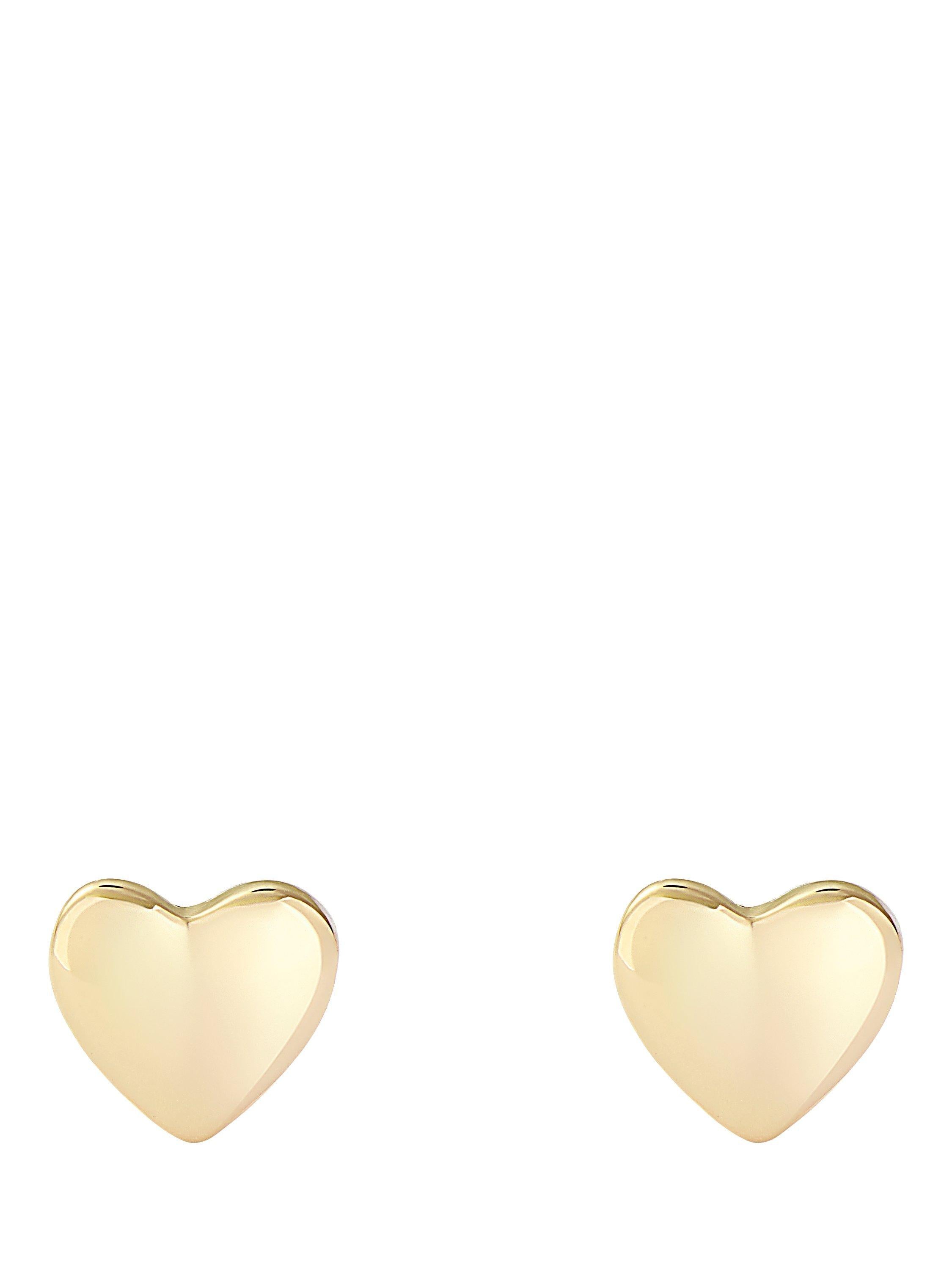 Ted Baker tiny heart stud earrings with crystals, imported from the UK