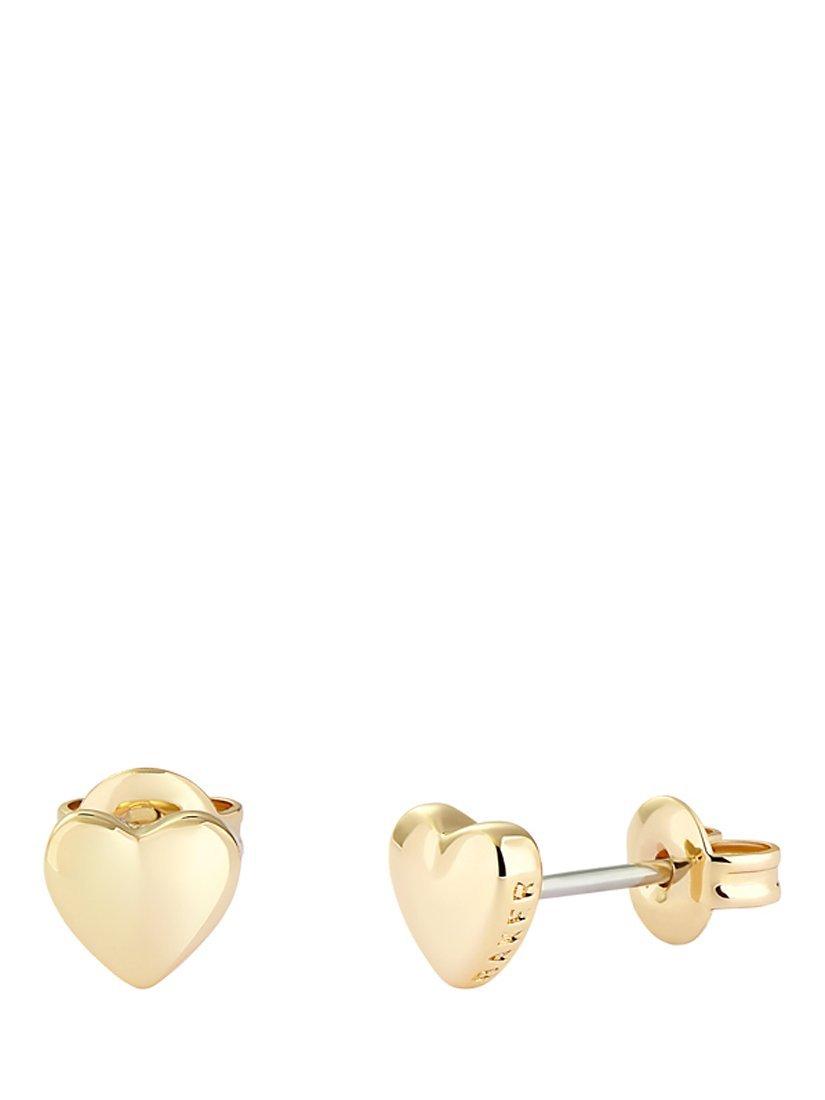 Ted Baker tiny heart stud earrings with crystals, imported from the UK