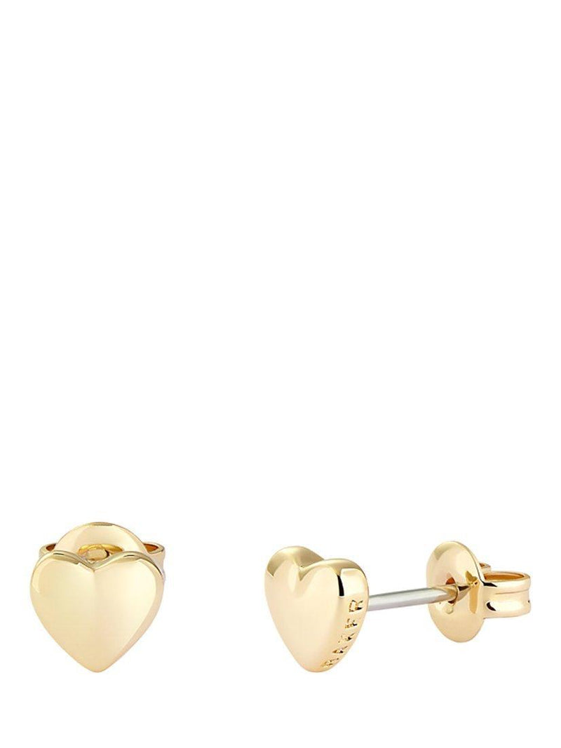 Ted Baker tiny heart stud earrings with crystals, imported from the UK