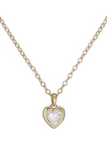 Ted Baker crystal heart pendant necklace gold plated - British product