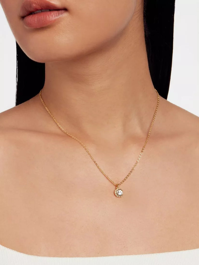 Ted Baker Soltell Solitaire Sparkle Crystal Pendant Necklace