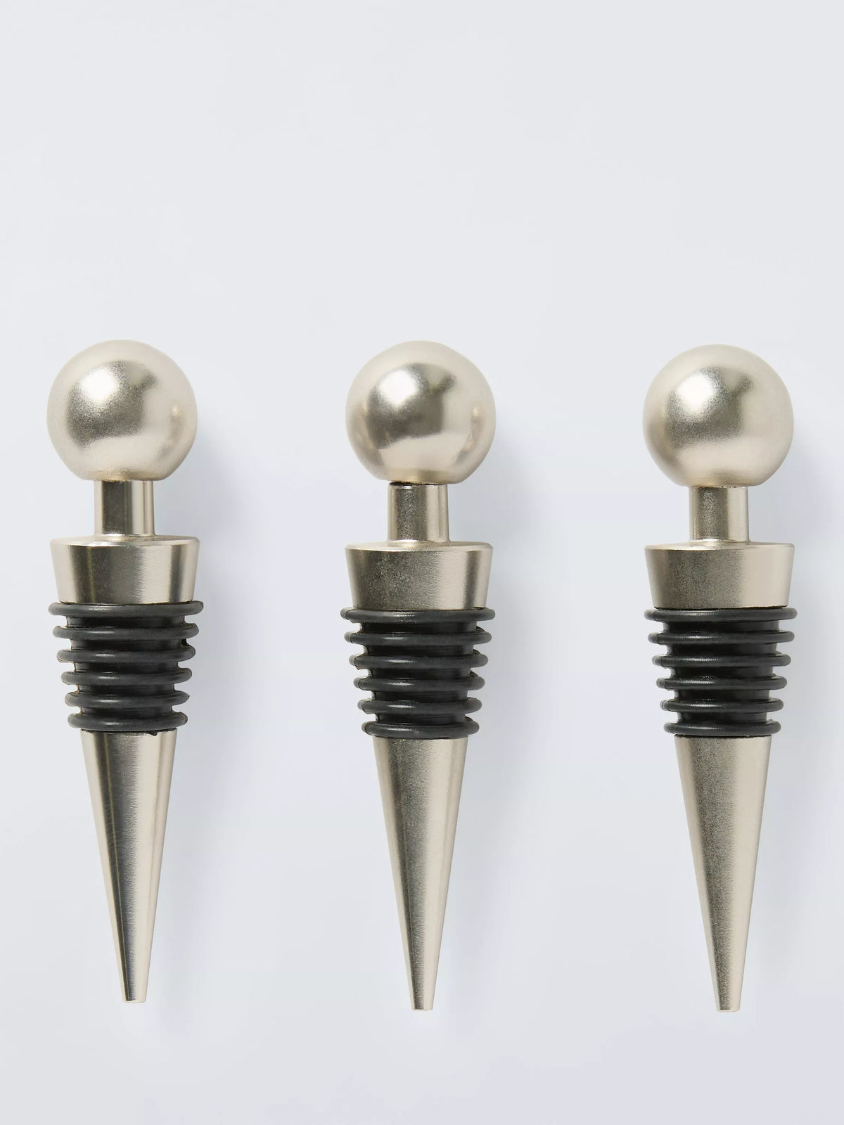 John Lewis wine bottle stopper set of 3, UK version