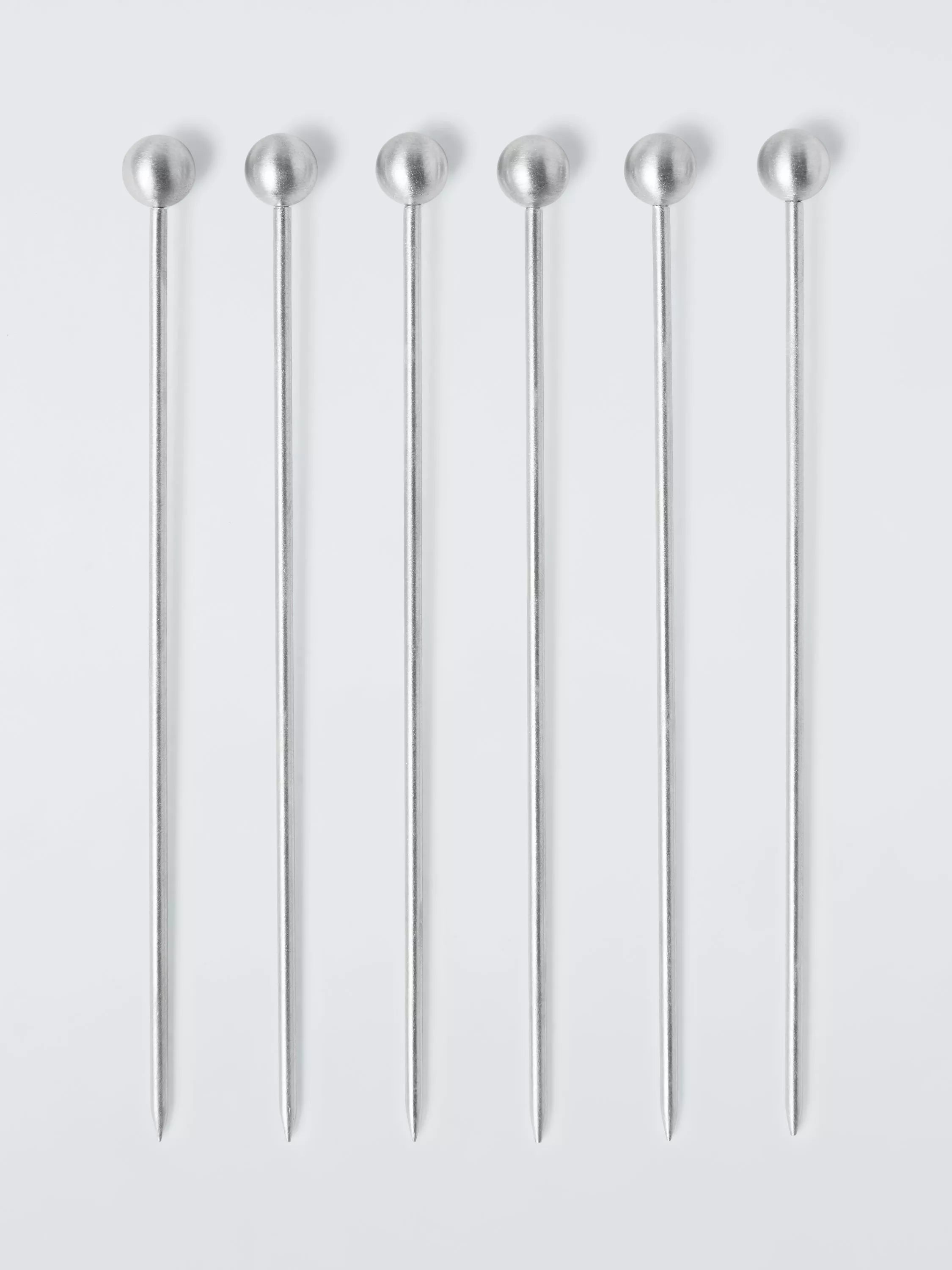 John Lewis stainless steel olive picks set of 6 - British product
