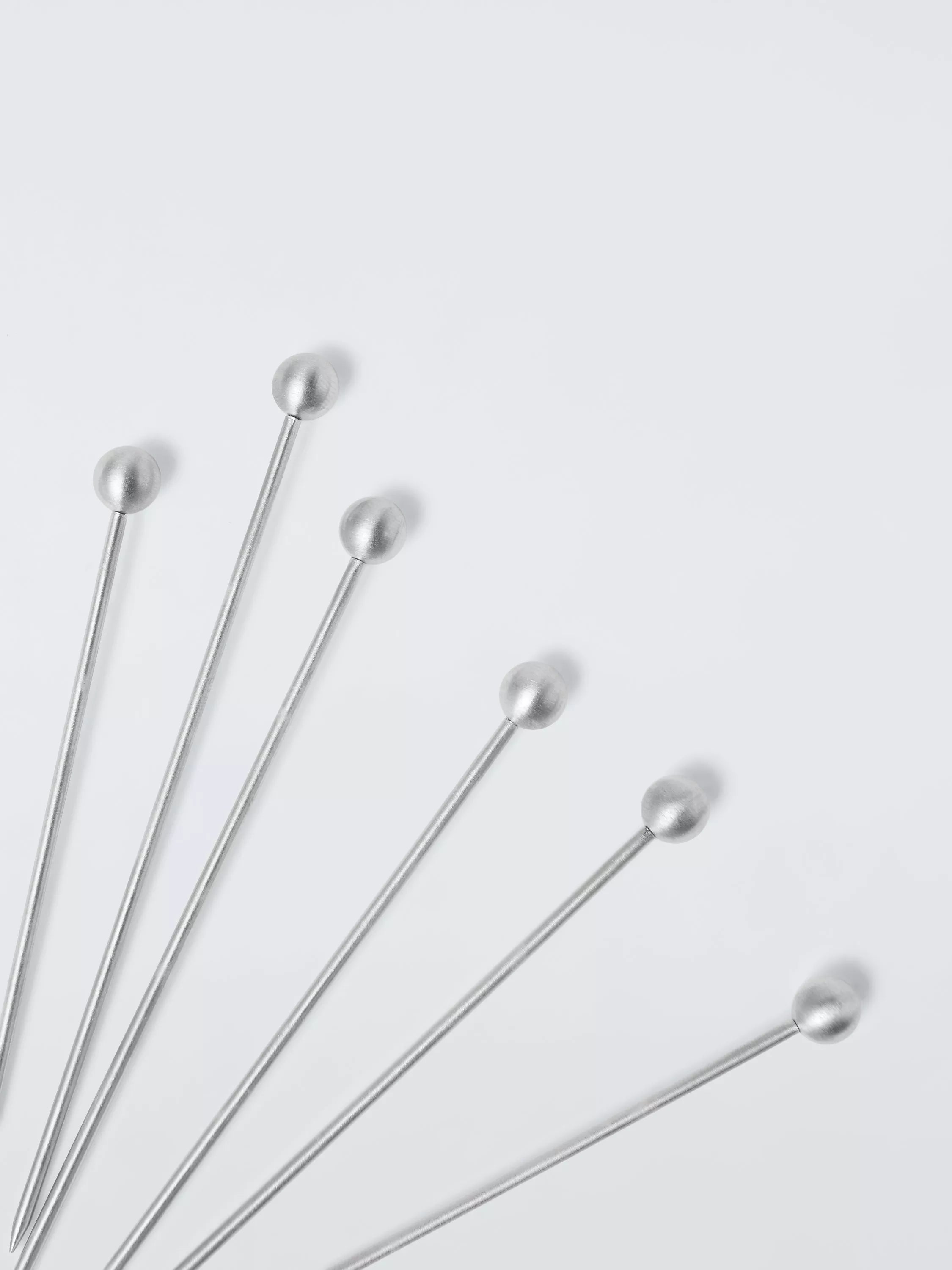John Lewis stainless steel olive picks set of 6 - British product
