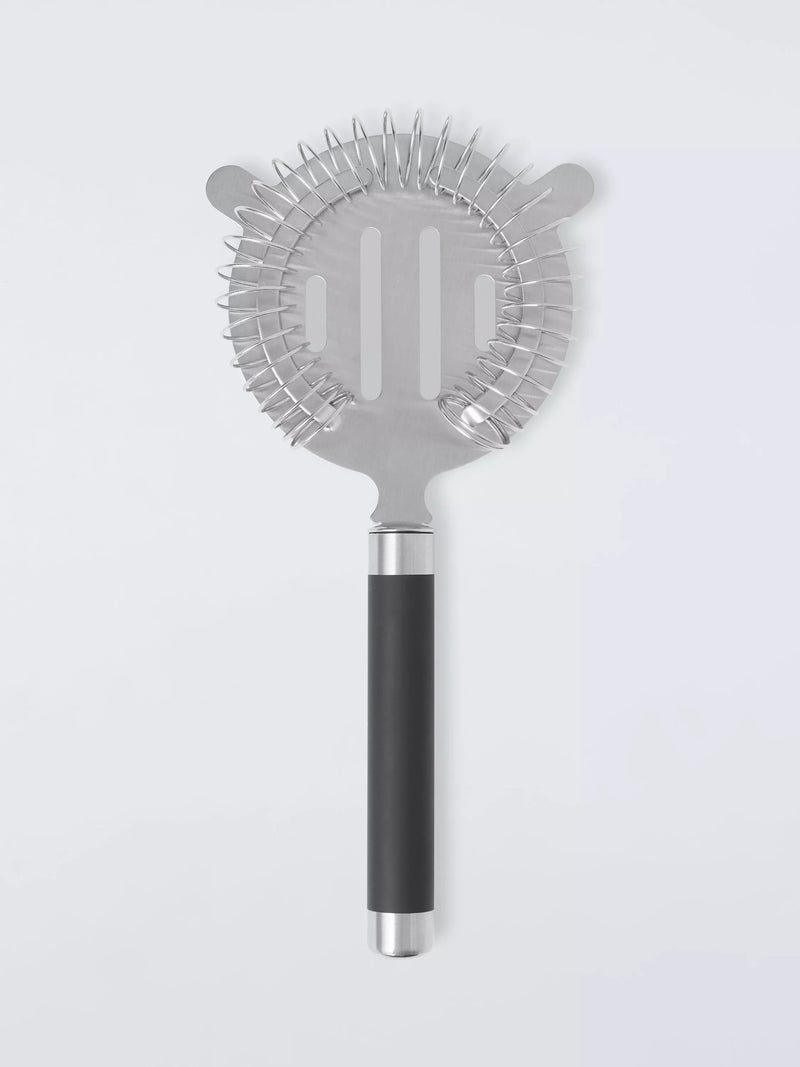 John Lewis soft grip stainless steel cocktail strainer (British brand)