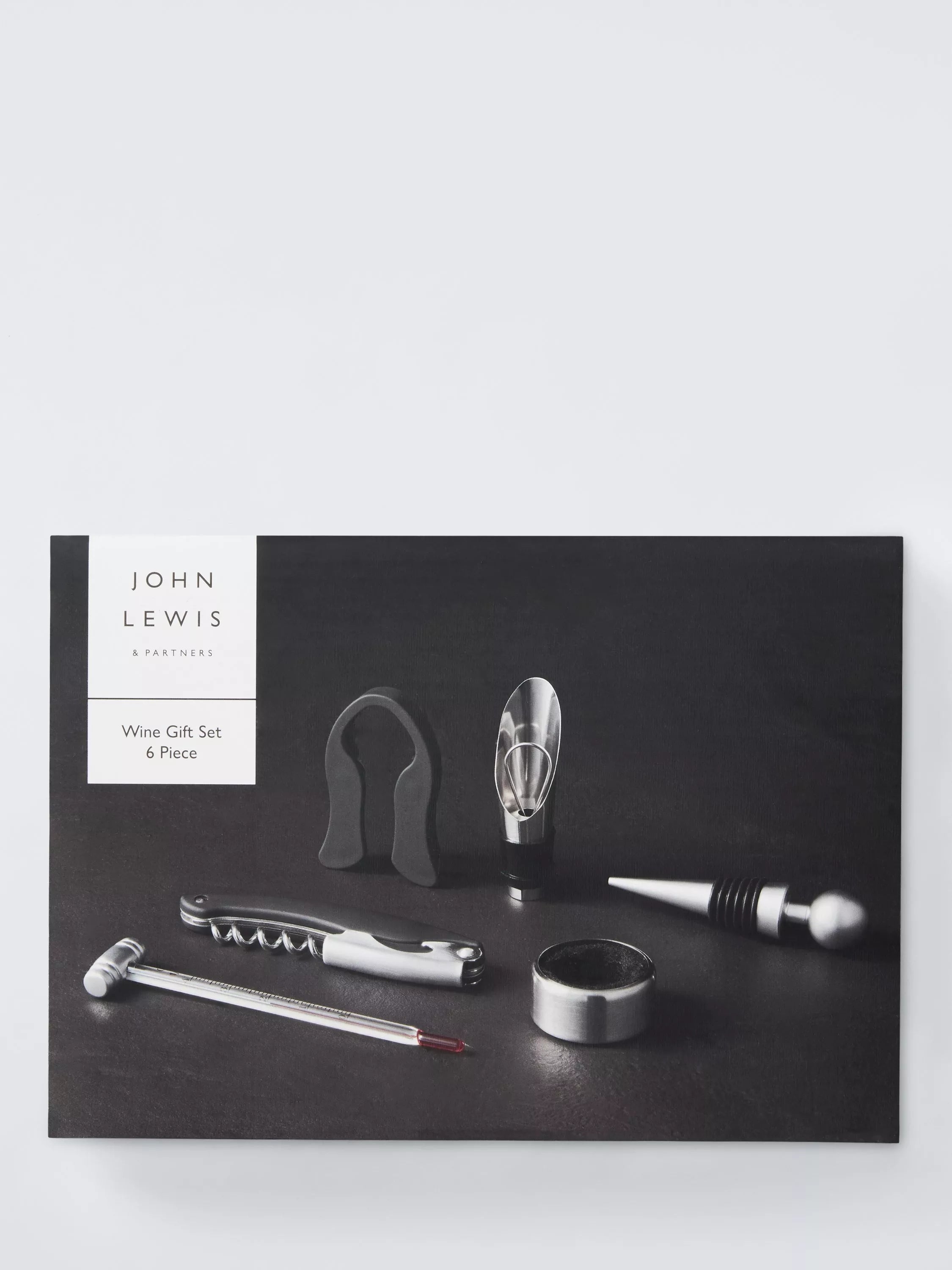 John Lewis 6 piece wine accessory gift set, UK version