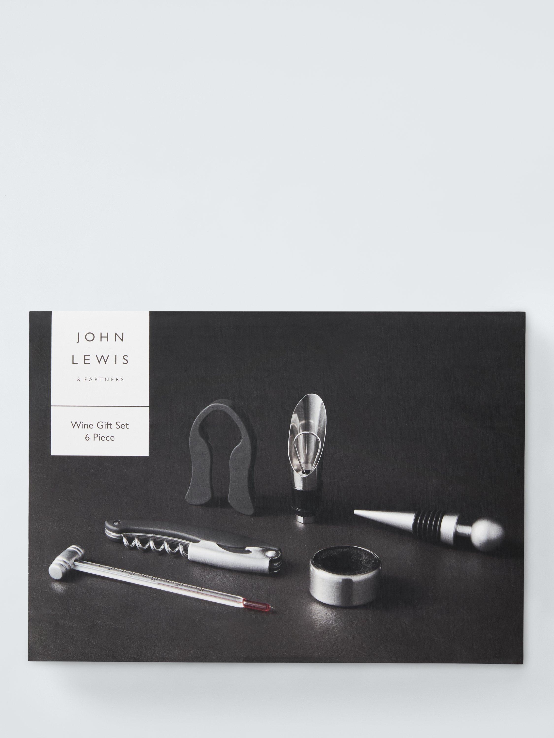 John Lewis 6 piece wine accessory gift set, UK version