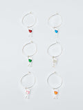 John Lewis wine glass charms set of 6, UK version