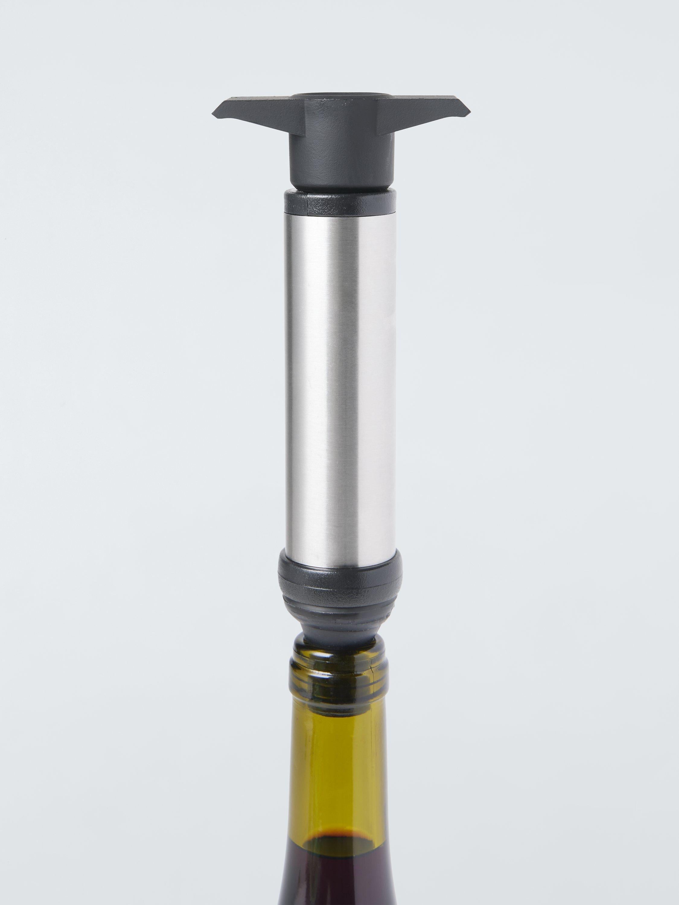 John Lewis wine saver pump with bottle stopper, UK version