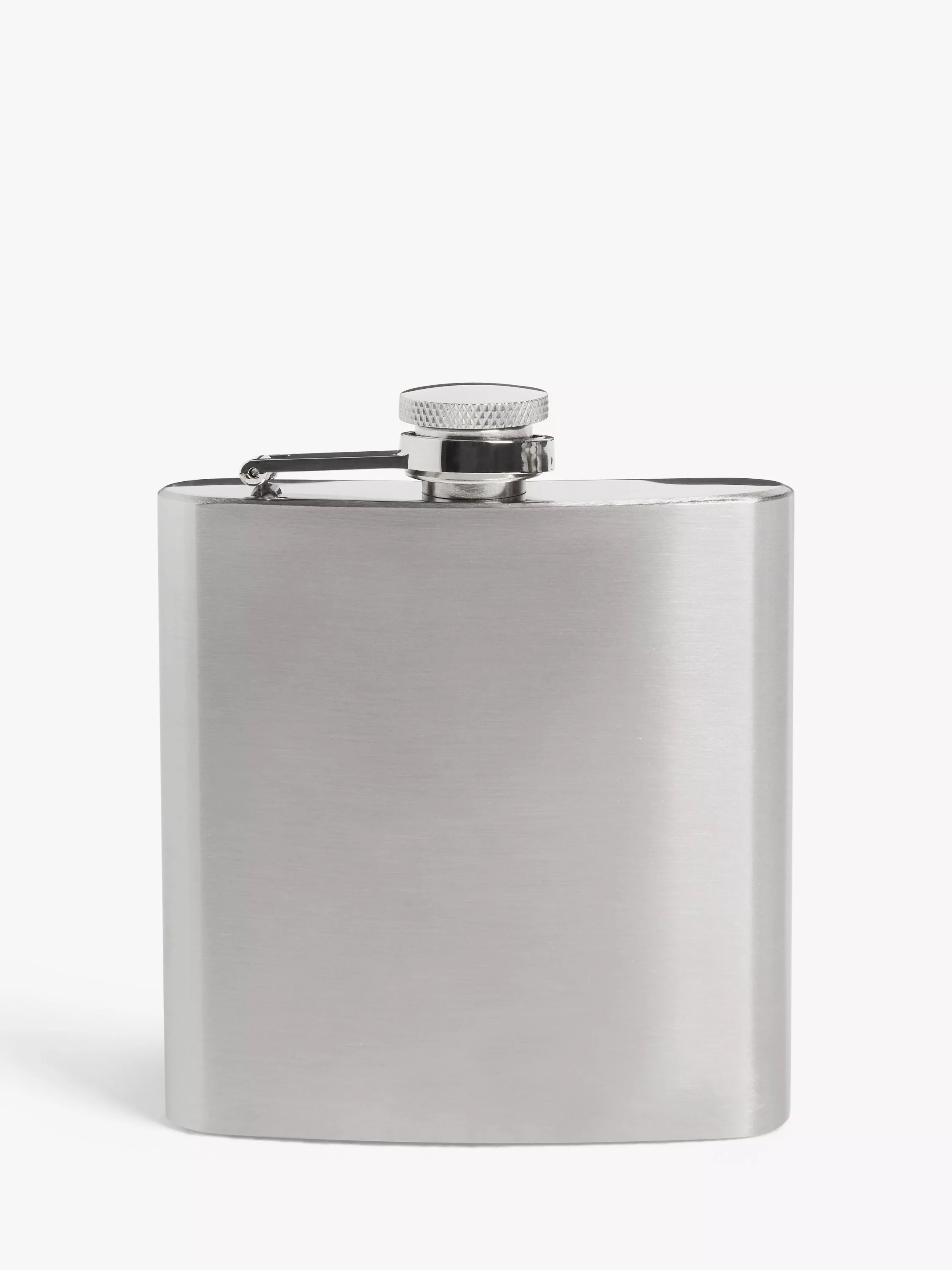 John Lewis Stainless Steel Hip Flask & Funnel
