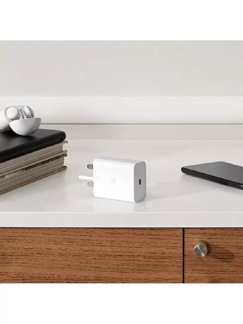 Google charger white 30W, imported from the UK