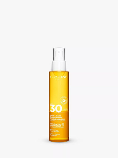 زيت الجسم واقي من الشمس المضيء SPF 30 من Clarins 150 مل من John Lewis - اشترِ عبر الإنترنت من McGrocer