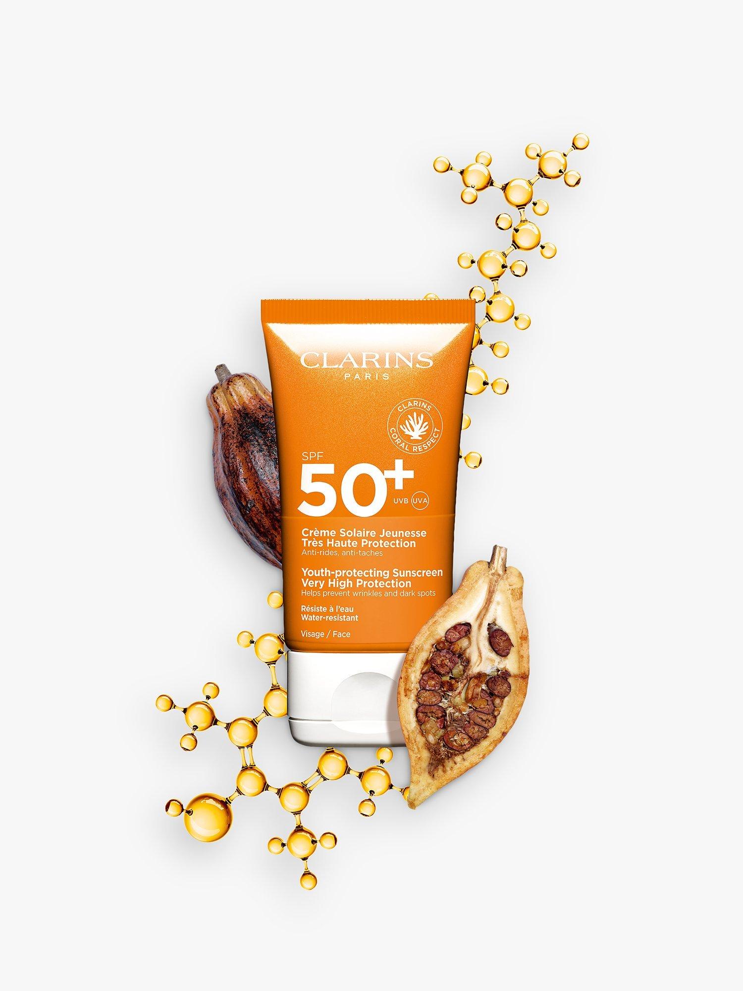Clarins youth-protecting sunscreen SPF 50+ 50ml - British product