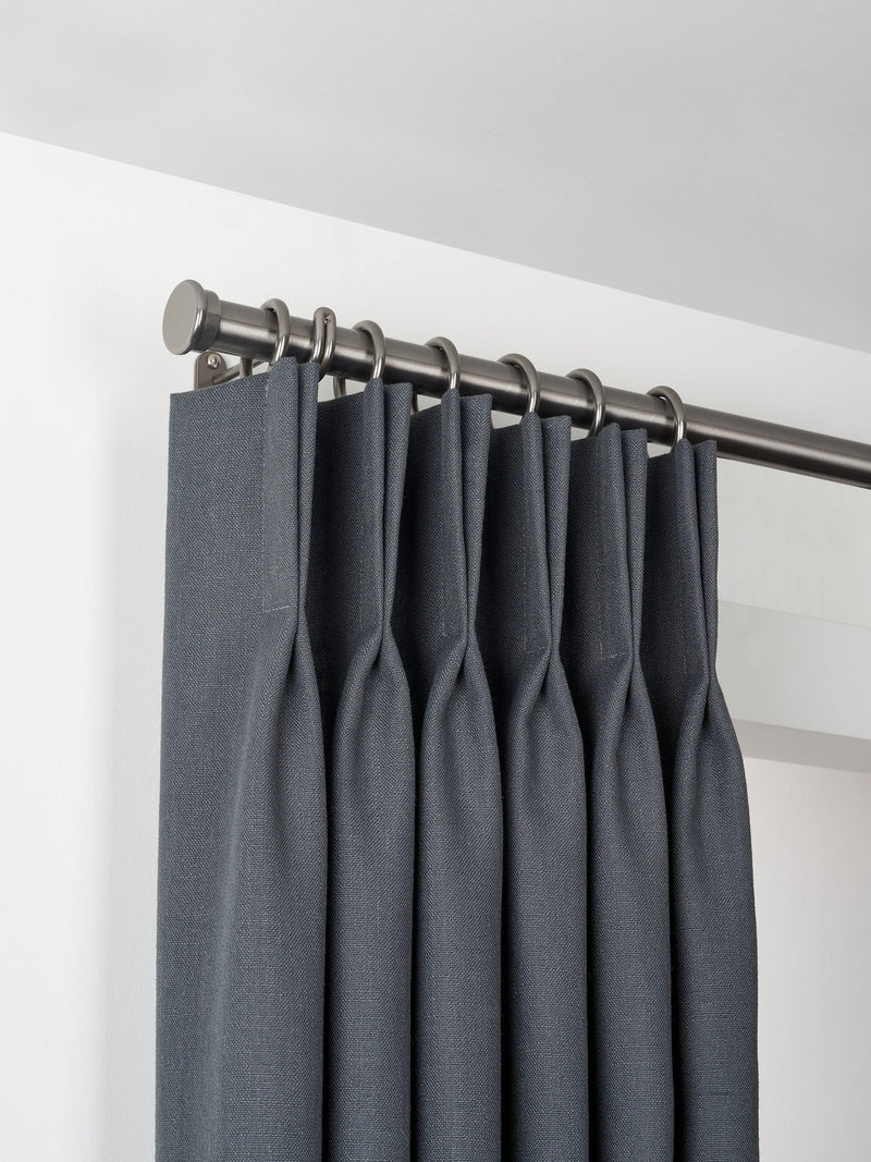 John Lewis Select Classic curtain pole 25mm with rings and finial - British product
