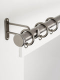 John Lewis Select Classic curtain pole 25mm with rings and finial - British product