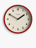 Jones round analogue wall clock 20cm, UK version