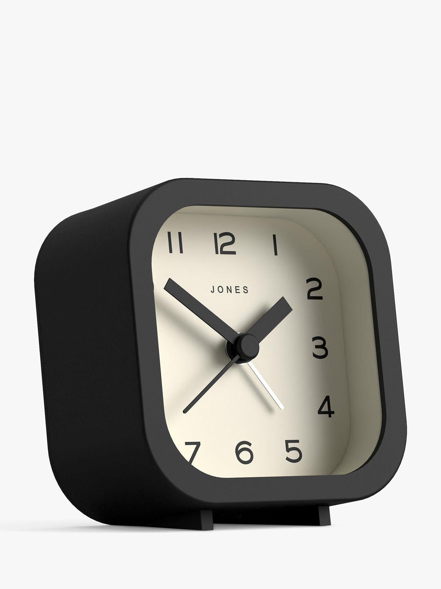 Jones Clocks Bob analogue alarm clock, UK version