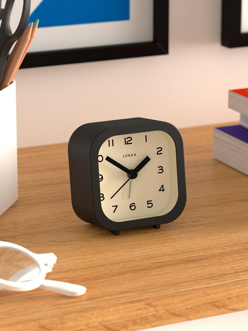 Jones Clocks Bob analogue alarm clock, UK version