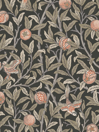 William Morris At Home Vogel und Granatapfel Tapete