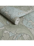 Acanthus Pattern Wallpaper in Sage Duck Egg