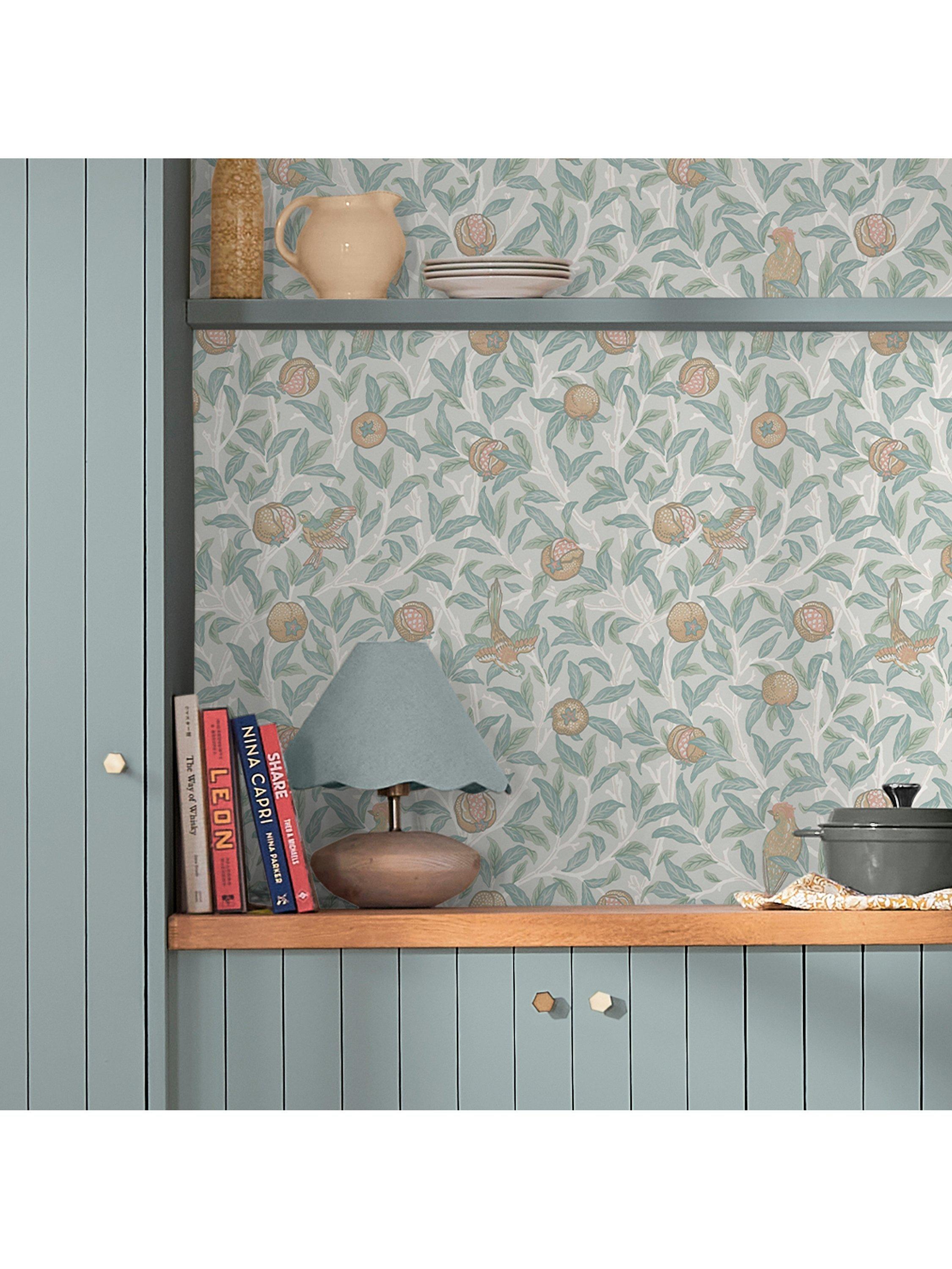 William Morris bird and pomegranate wallpaper (British brand)