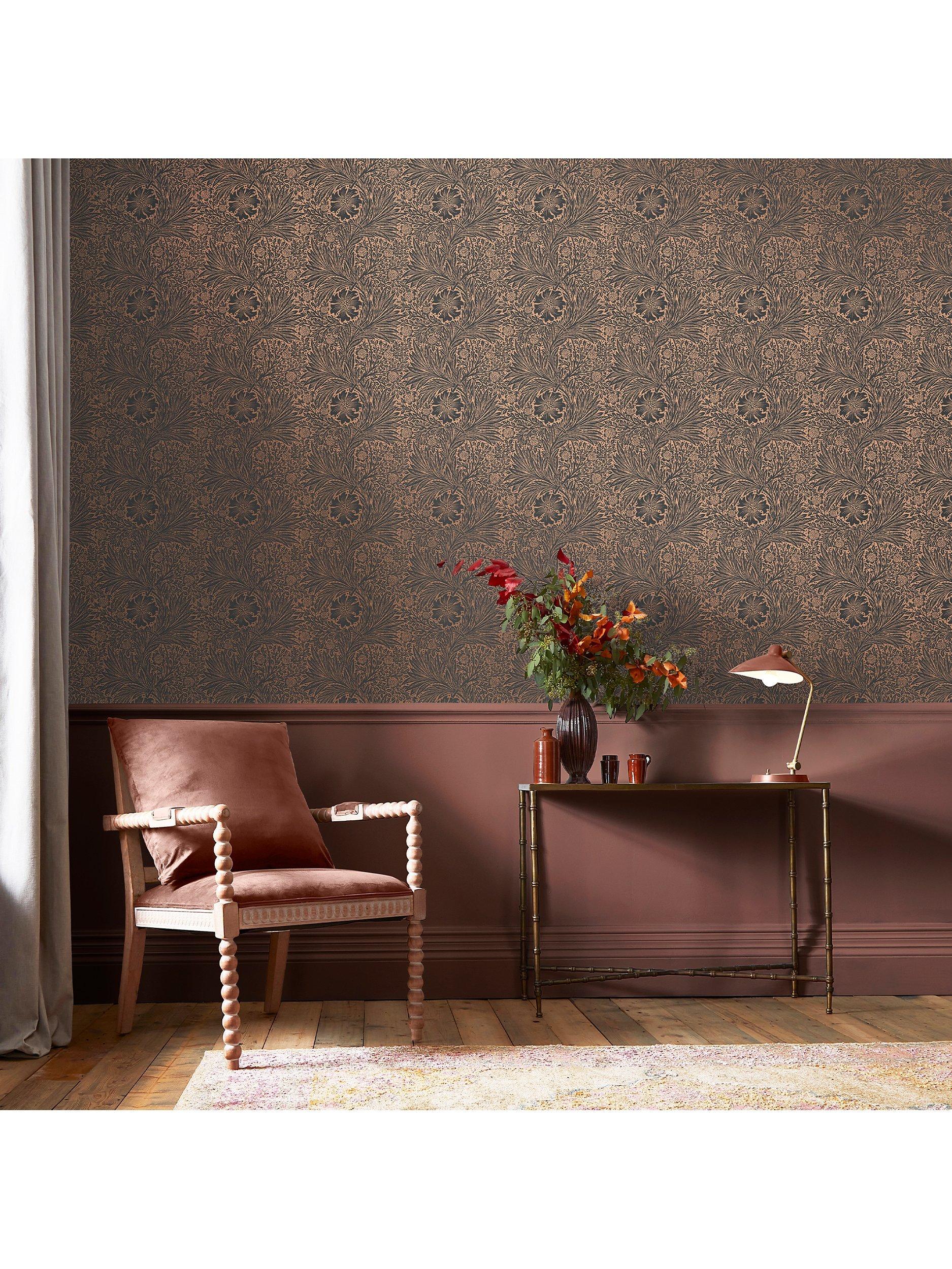 William Morris Marigold Fibrous Wallpaper (British brand)