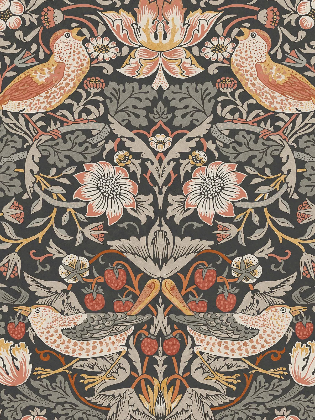 William Morris Strawberry Thief wallpaper (British brand)