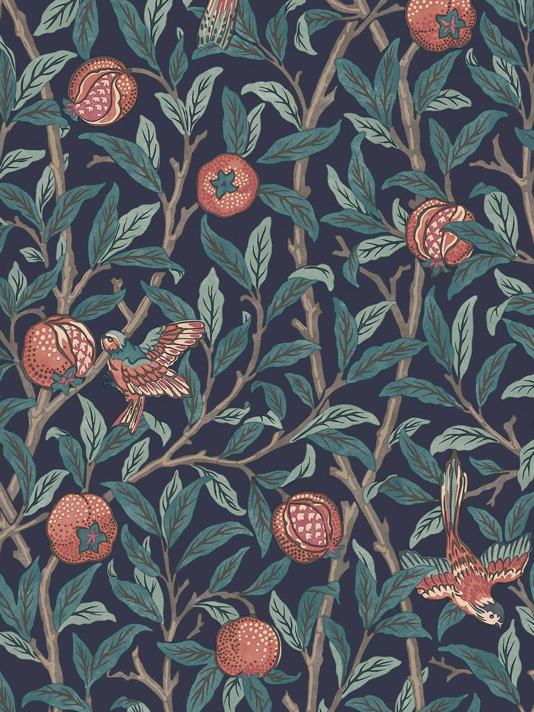 William Morris At Home Bird and Pomegranate Wallpaper