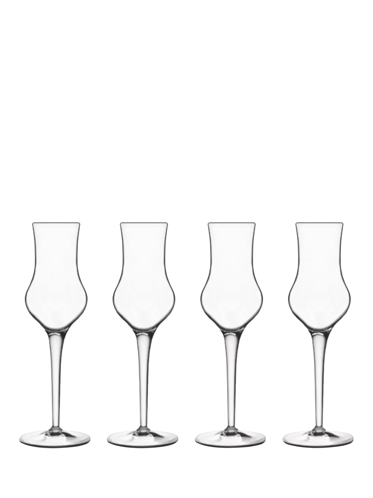 Luigi Bormioli Grappa Gläser Set mit 4 Stück, 95 ml, UK-Version