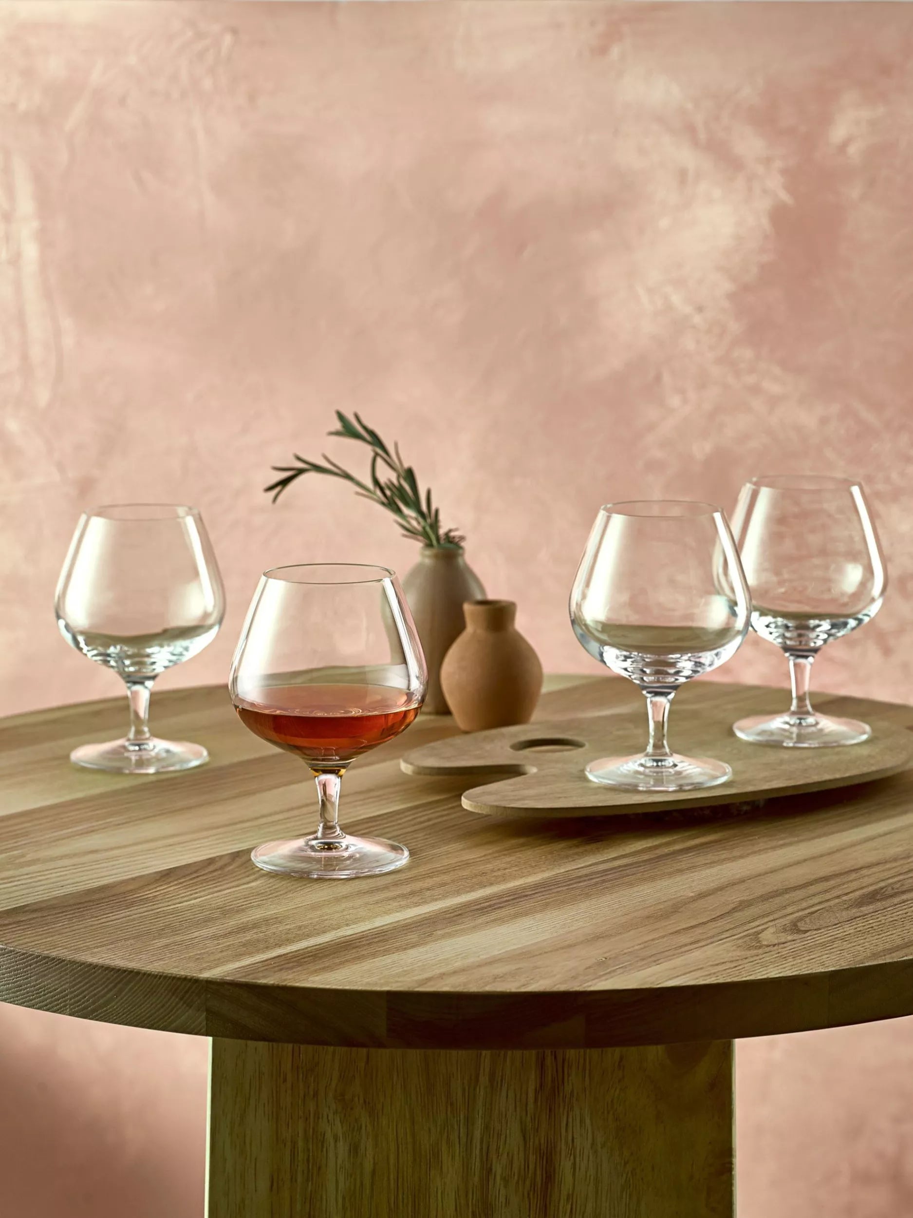 Luigi Bormioli cognac glass set of 4 clear 395ml (British brand)