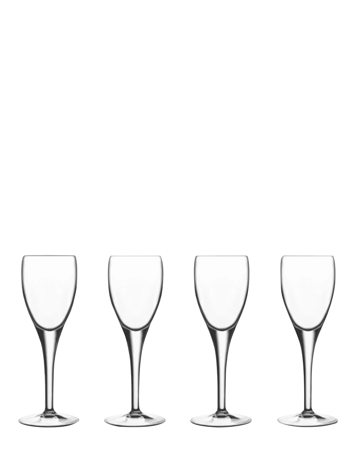 Luigi Bormioli liqueur glasses set of 4 70ml - British product