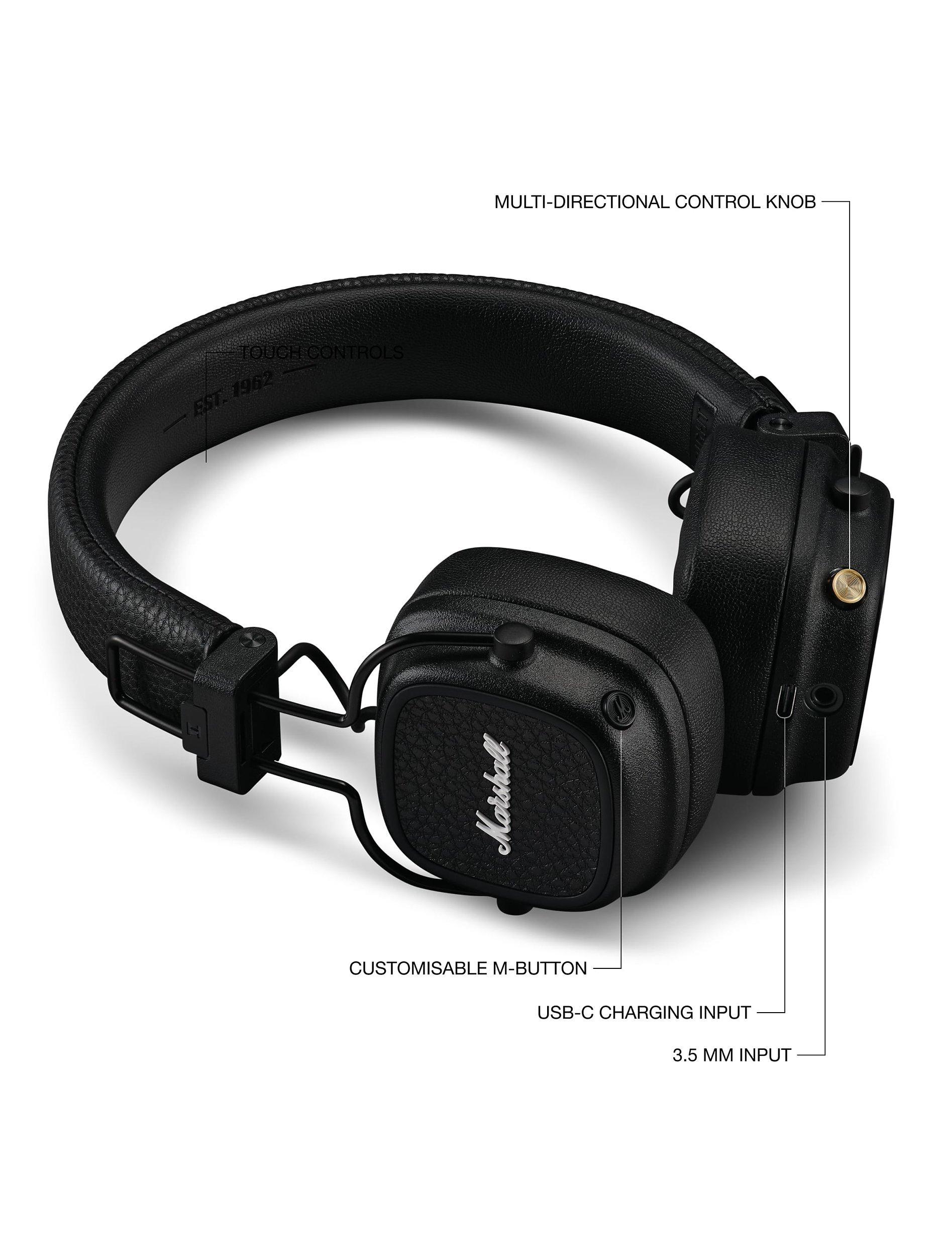 Marshall Major V wireless on-ear headphones, UK version