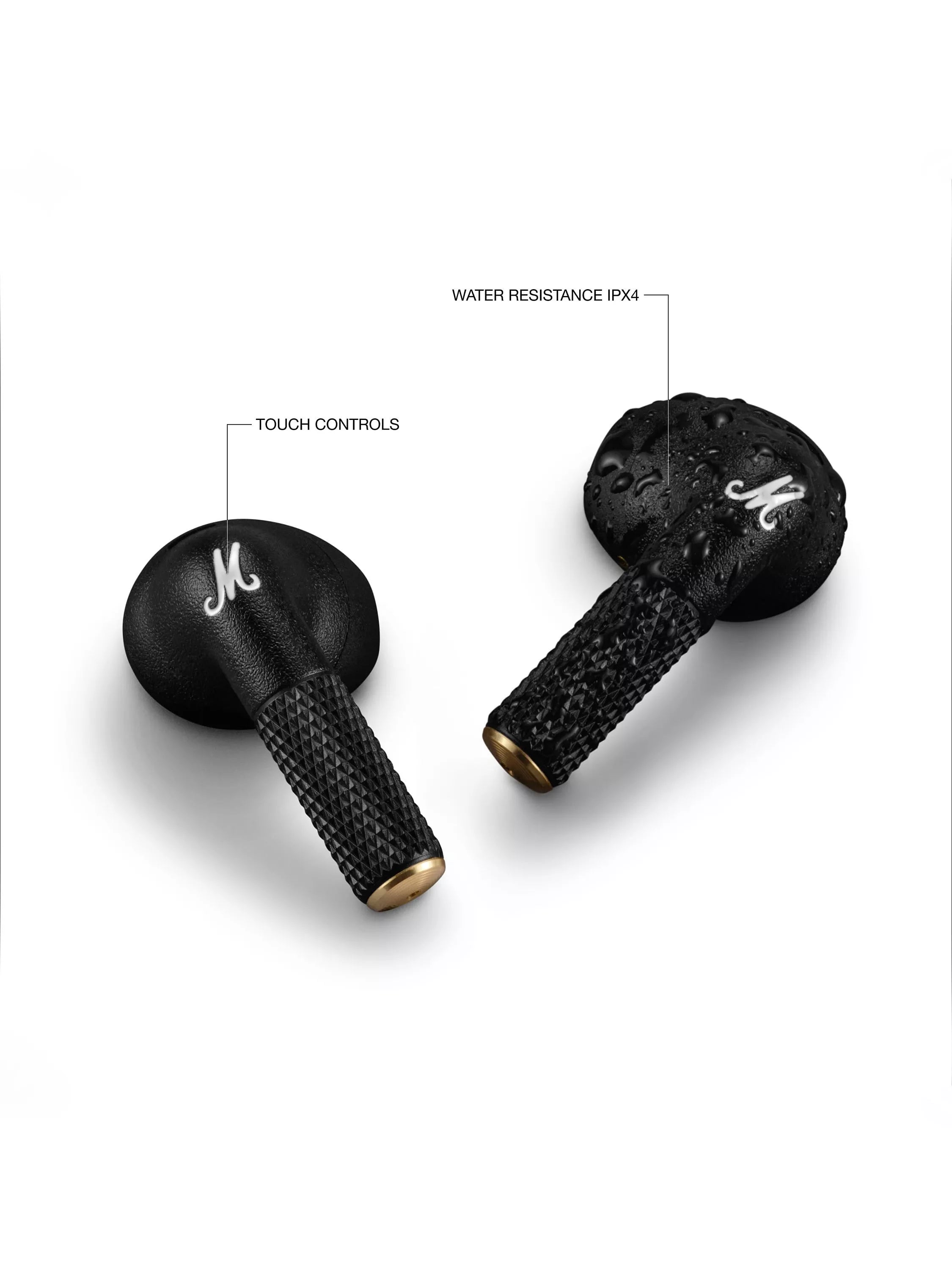 Marshall Minor IV black true wireless earbuds - British product