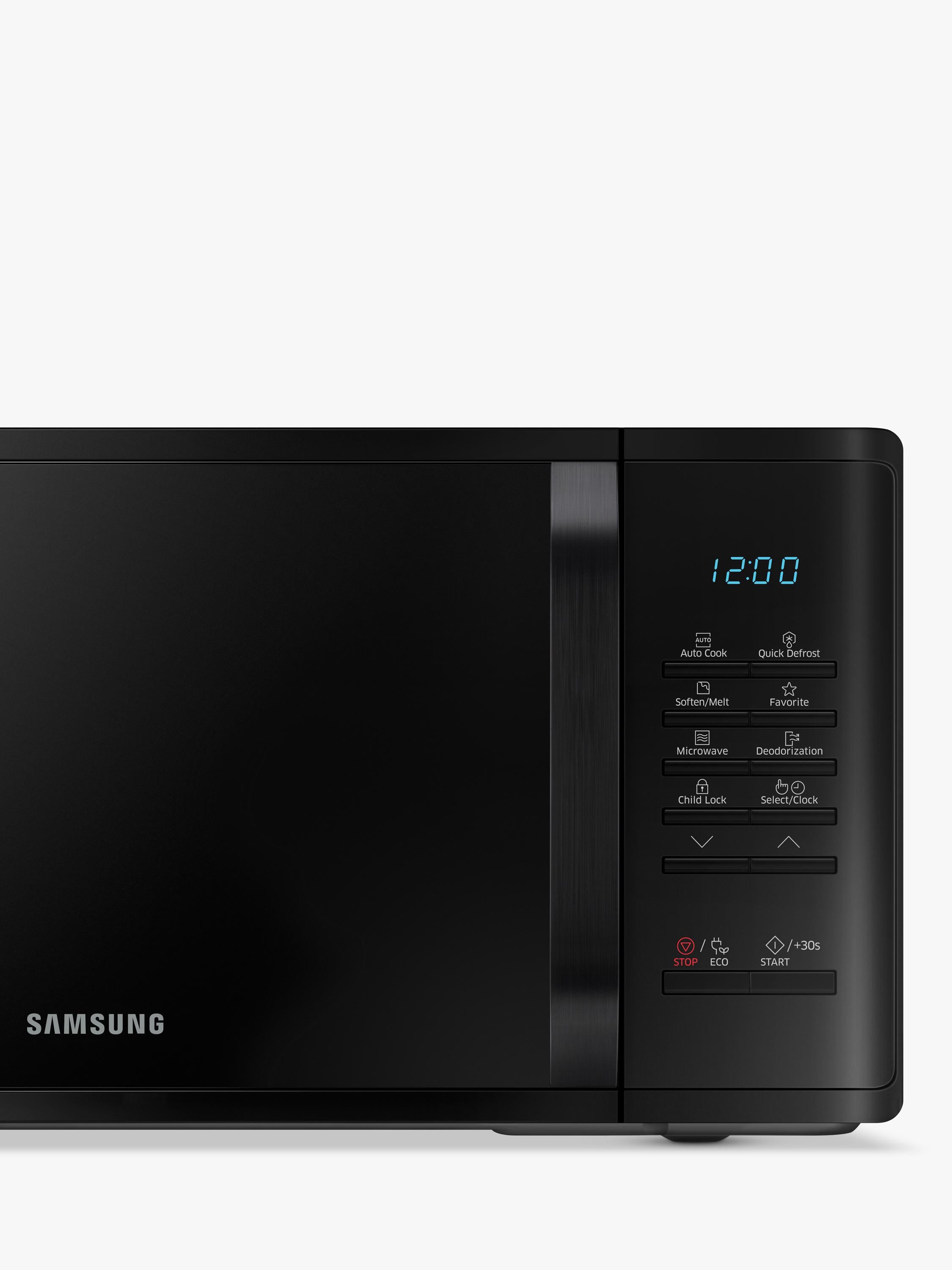 Samsung 23L microwave black freestanding - British product