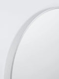 John Lewis round aluminium frame wall mirror 65cm silver, imported from the UK