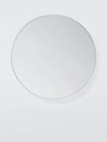 John Lewis round aluminium frame wall mirror 65cm silver, imported from the UK