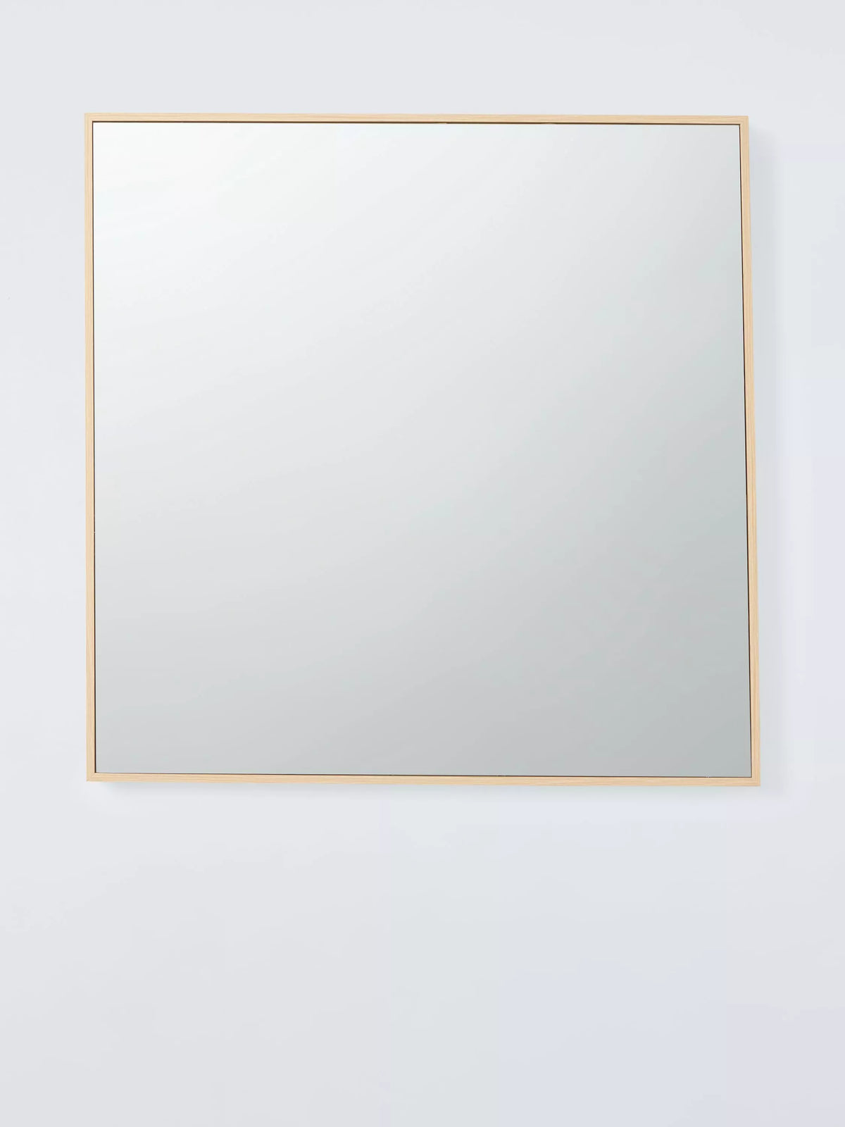 John Lewis wood-effect square wall mirror 55x55cm, UK version
