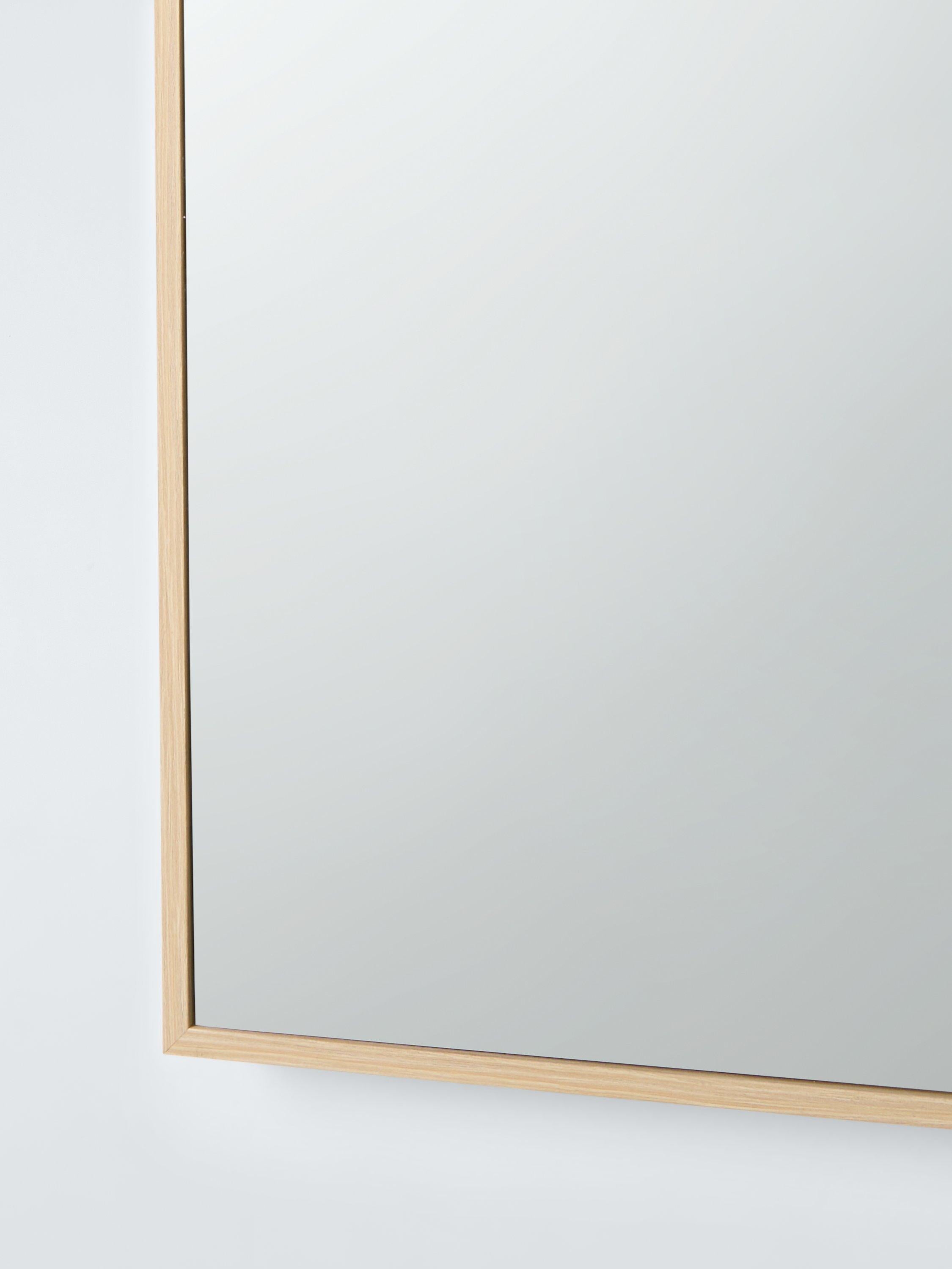 John Lewis wood-effect square wall mirror 55x55cm, UK version