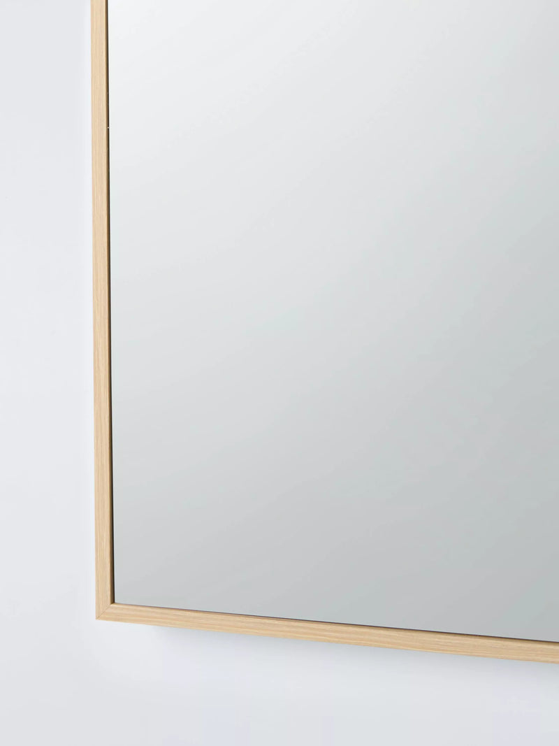 John Lewis wood-effect square wall mirror 55x55cm, UK version