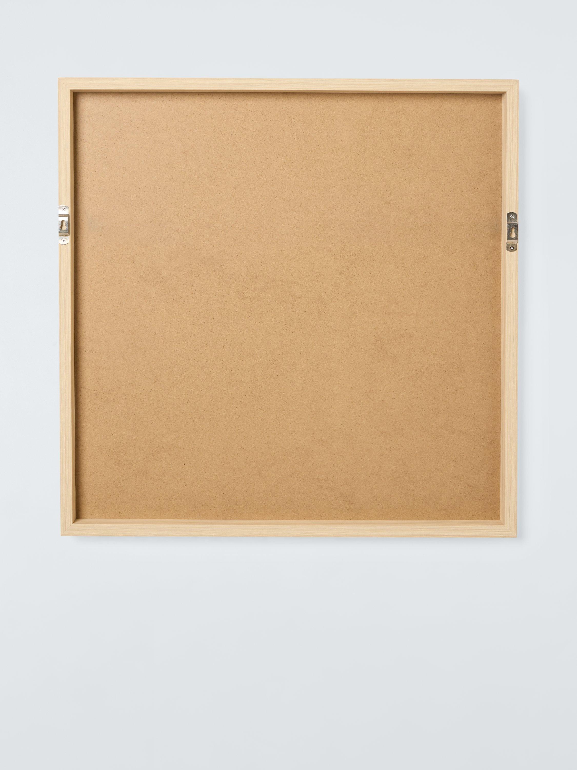 John Lewis wood-effect square wall mirror 55x55cm, UK version