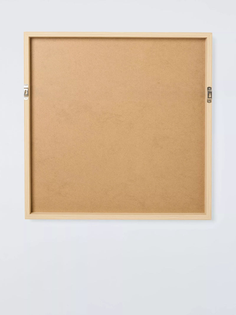 John Lewis wood-effect square wall mirror 55x55cm, UK version